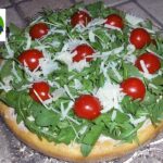 Torta Salata con Pomodorini e Rucola